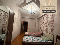3-otaqlı mənzil icarəyə verilir, Bakıxanov qəs., 100 m² Баку
