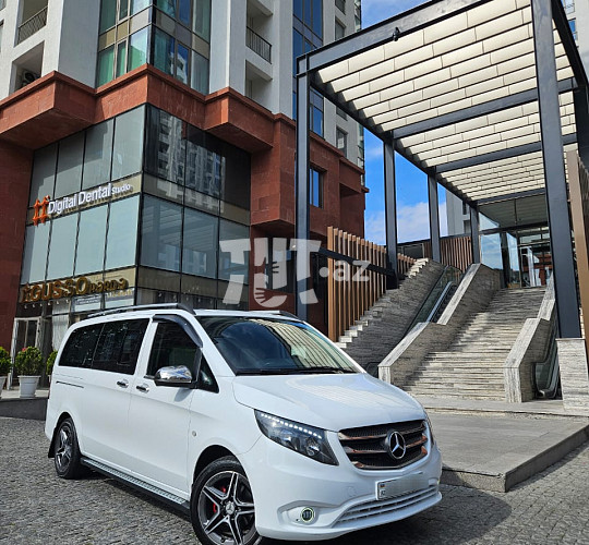 Mercedes V250 white mikroavtobus sifarisi, 100 AZN, Bakı-da Rent a car xidmətləri