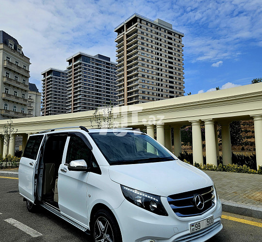 Mercedes V250 white mikroavtobus sifarisi, 100 AZN, Аренда авто в Баку