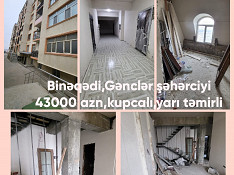 2-otaqlı mənzil , Binəqədi r., 60 m² Баку