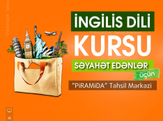 Səyahət edənlər üçün İngilis dili kursu Bakı