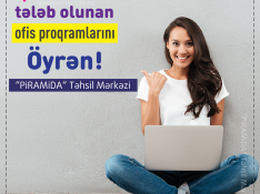 Ofis proqramları üzrə intensiv kompüter kursları Bakı