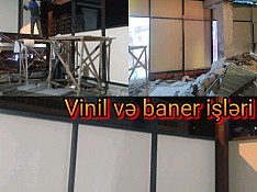 Vinil və baner çapı Bakı