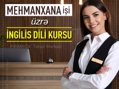 Mehmanxana işi üzrə İngilis dili kursları Баку