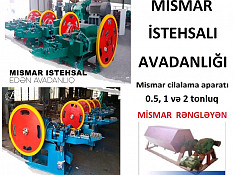 Mismar istehsalı avadanlığı Bakı