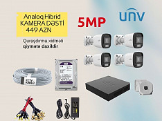 UNV Dördlü Kamera Dəsti Bakı