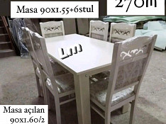 Masa və oturacaqlar Bakı