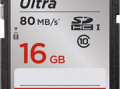 16 Gb Sandisk Class10 80 Mbps Micro Sd-Card Bakı