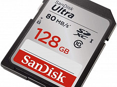 128 Gb Sandisk Class10 80 Mbps Micro Sd-Card Bakı