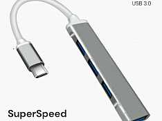 Hi-Speed Type-C To Usb 3 4 Port Switch Bakı