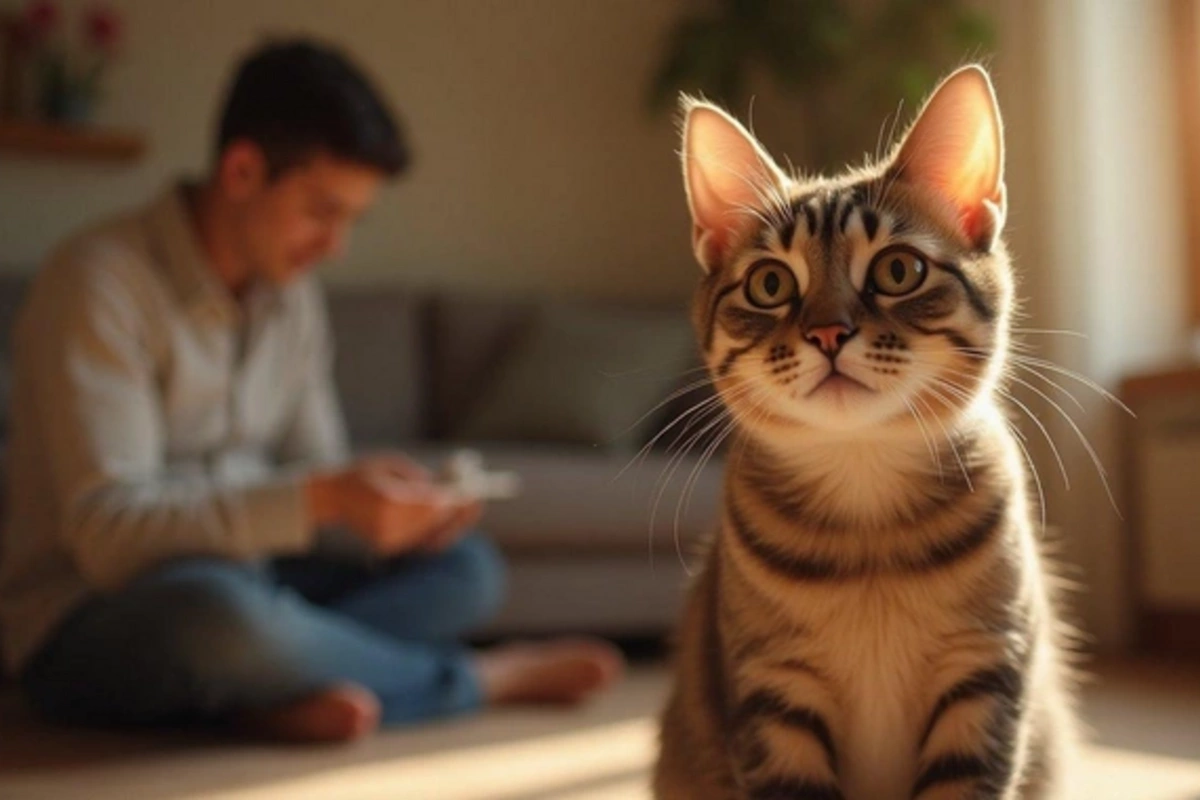Scientists have discovered why cats watch their owners, and its amazing