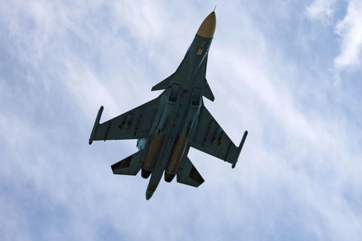 A Su-34 fighter jet has crashed in Russia