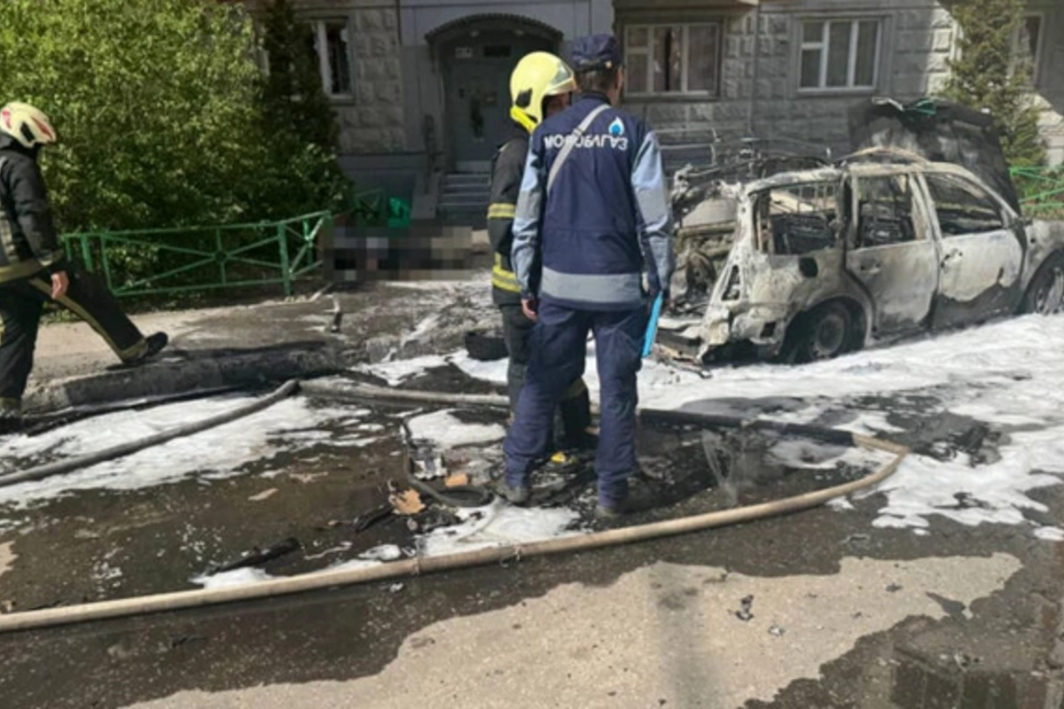 A car exploded in the Moscow region: there is one fatality