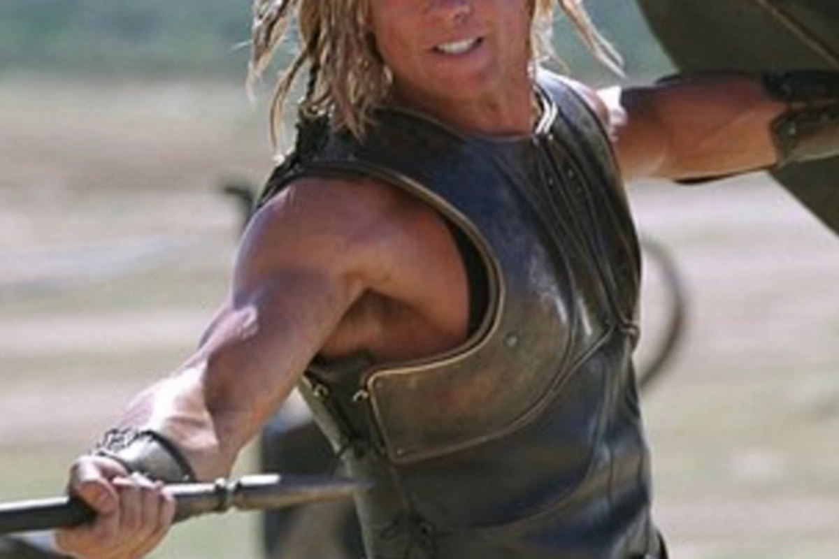 The secret of Brad Pitts perfect physique in the film Troy has been revealed