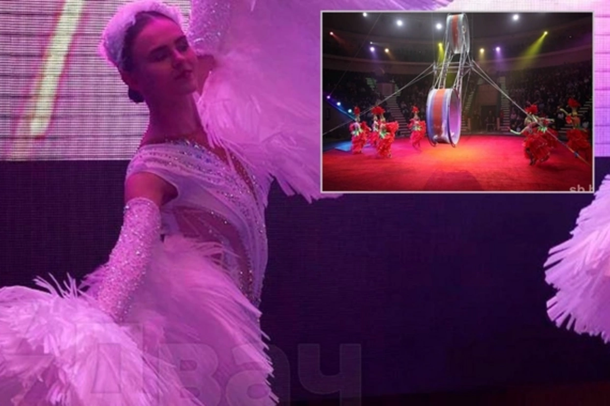 In Russia, a 22-year-old circus performer died during a performance