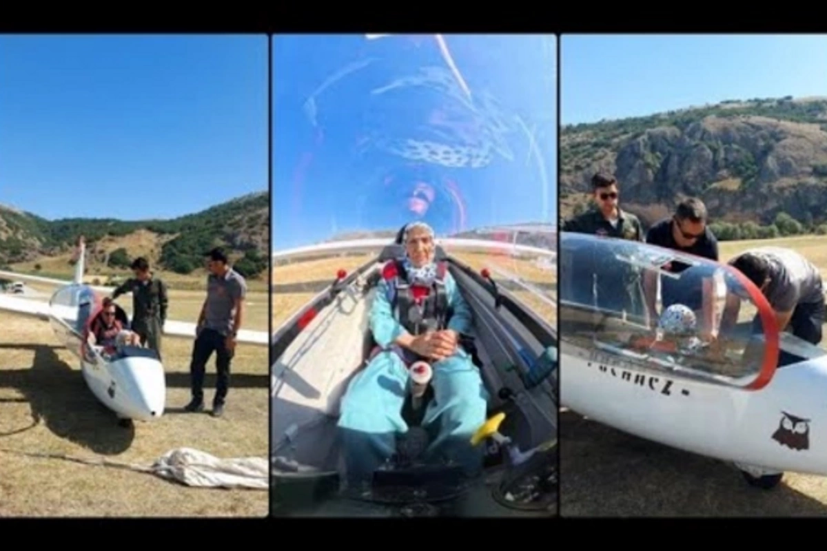 In Turkey, an 83-year-old grandmothers dream came true: she flew for the first time
