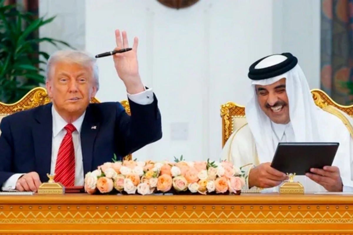 The United States and Qatar signed an agreement for 1.2 trillion dollars