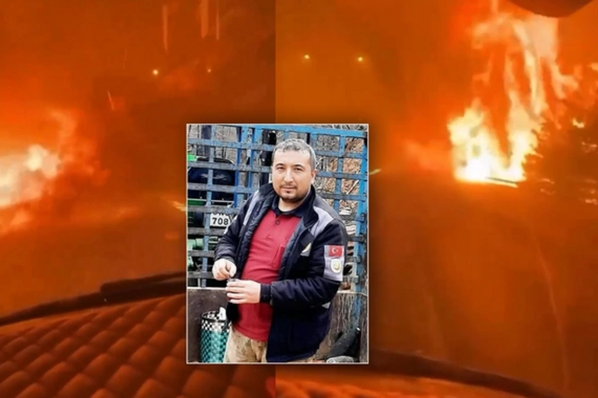 Horrifying footage of forest fires in Turkey - one firefighter died