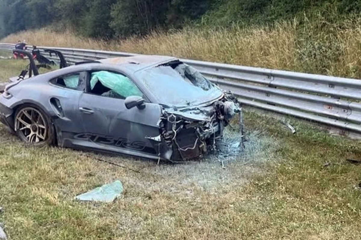 Tourists involved in a terrible accident on the worlds most difficult racing track