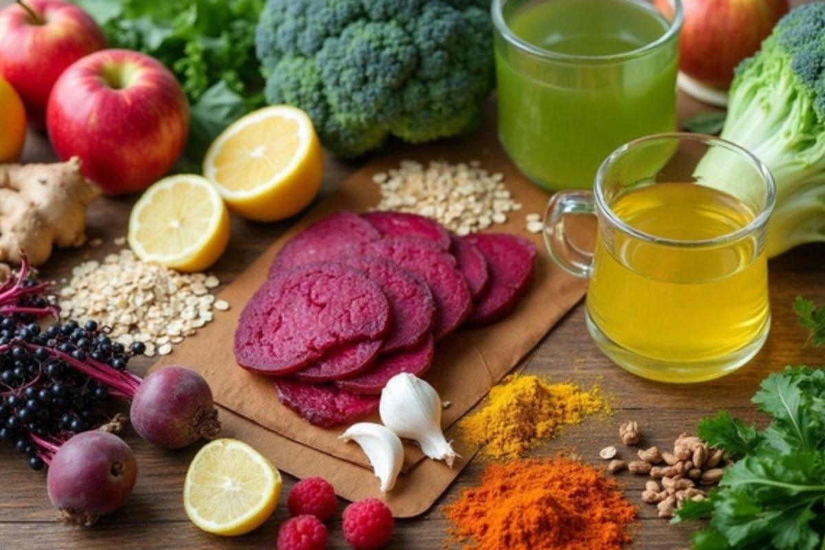 Simple products that cleanse blood from toxins are named