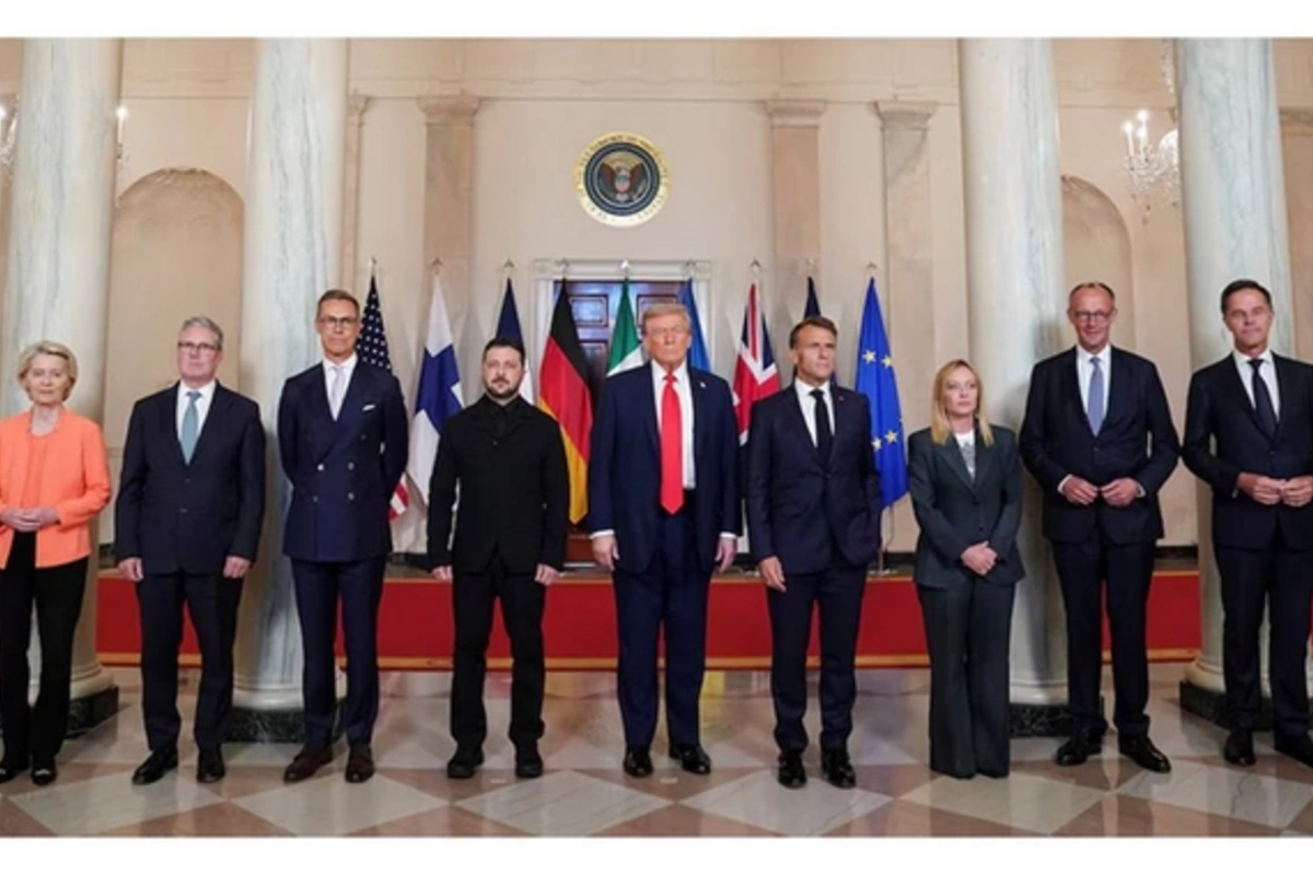 A meeting of leaders from the USA, Europe, and Ukraine took place in the White House