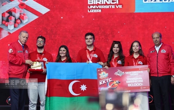 The Azerbaijani team took first place at TEKNOFEST-2025