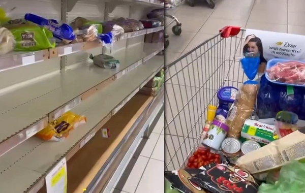 Население Израиля готовится к атаке Ирана: полки магазинов опустошаются