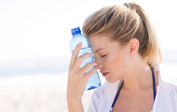 How to know if Im dehydrated due to heat?