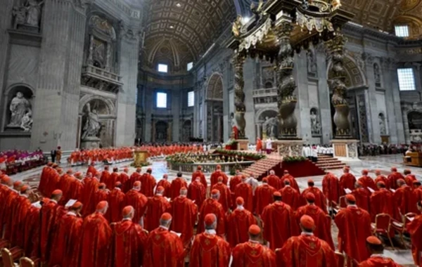 The election of the Pope has begun