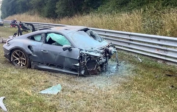 Tourists involved in a terrible accident on the worlds most difficult racing track