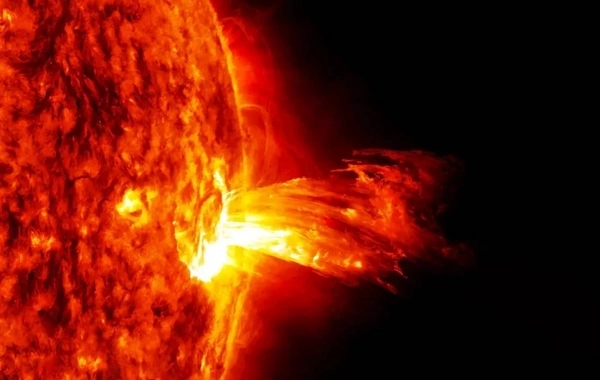 The Sun has been experiencing one gigantic flare for several days now