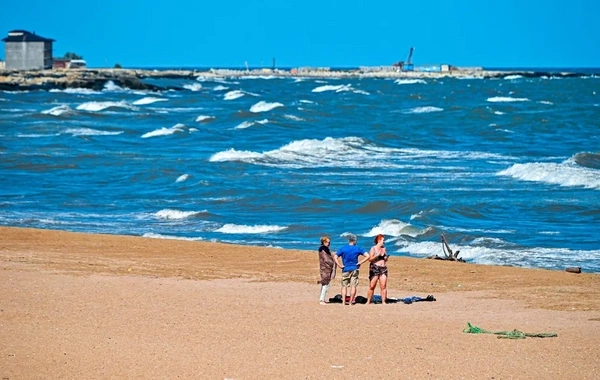 A new island has appeared in the northern part of the Caspian Sea